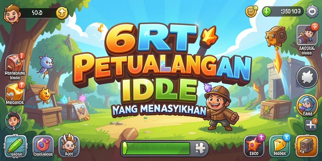 Tampilan menarik gameplay 6RT yang penuh aksi Idle.
