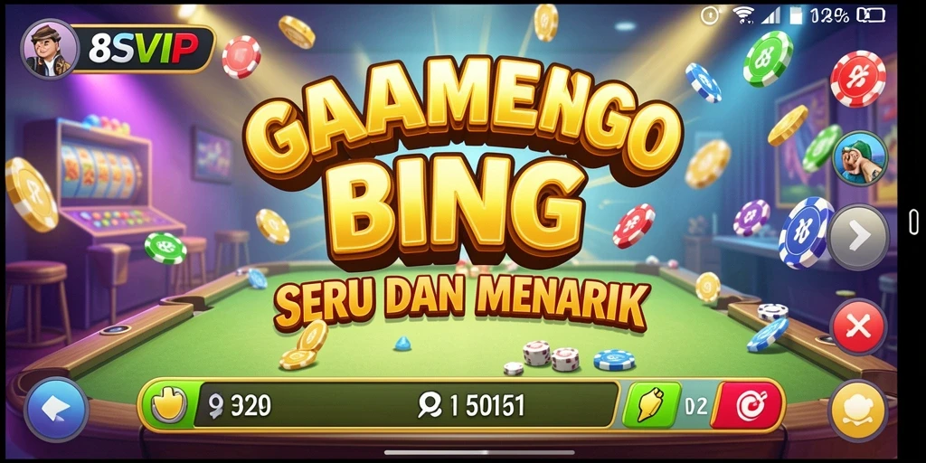 Tampilan gameplay menarik dari game Bingo 8SVIP.