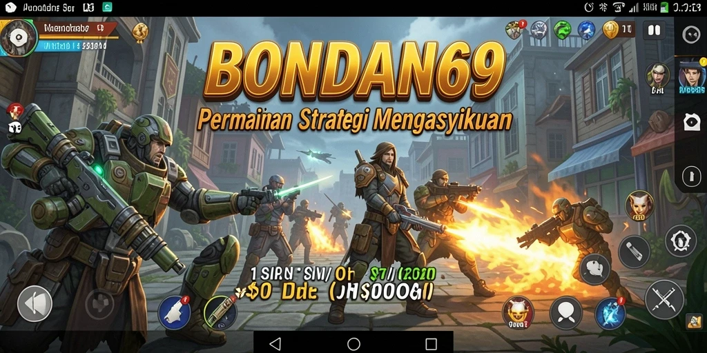 Screenshot gameplay BONDAN69 yang menampilkan strategi pertempuran yang menarik.