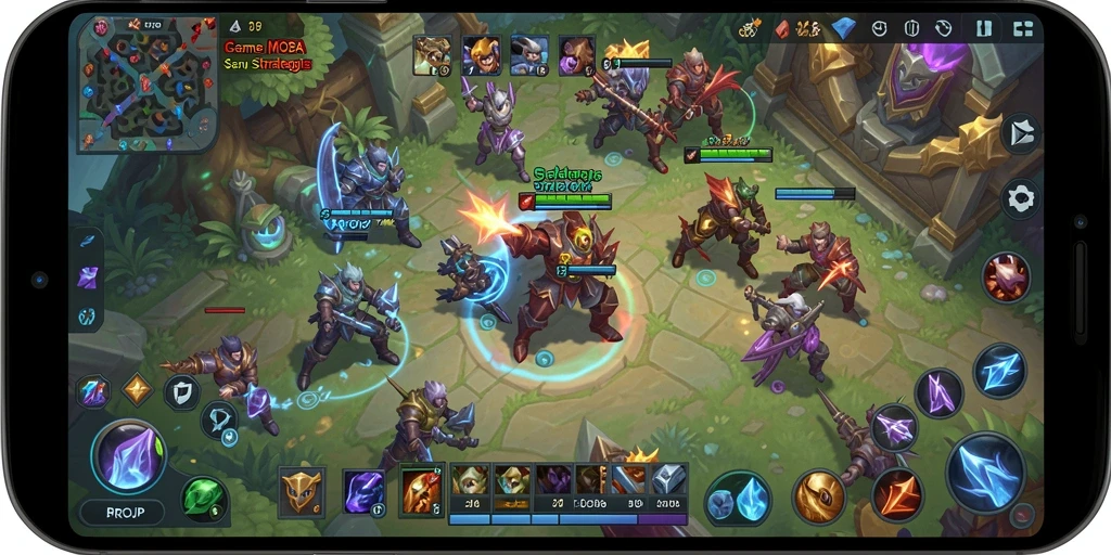 Tampilan menarik dari gameplay BROJP yang intens dan menegangkan.