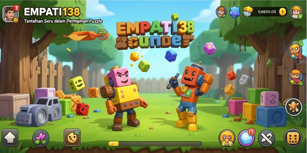 Screenshot gameplay <strong>EMPATI138</strong> menampilkan tantangan Puzzle yang menarik.