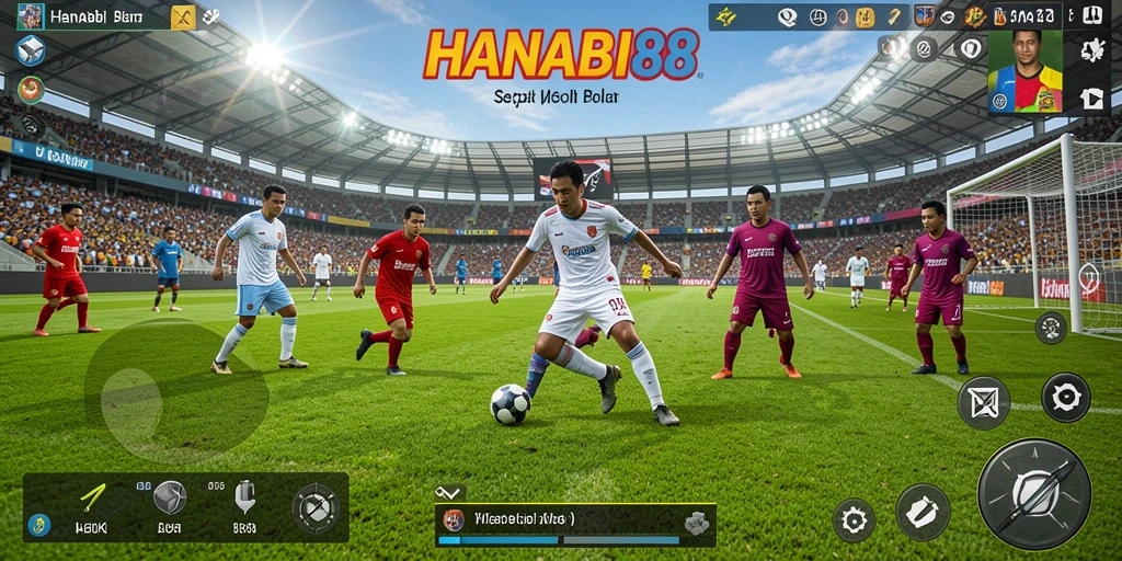 Tangkapan layar menunjukkan gameplay seru di HANABI88.