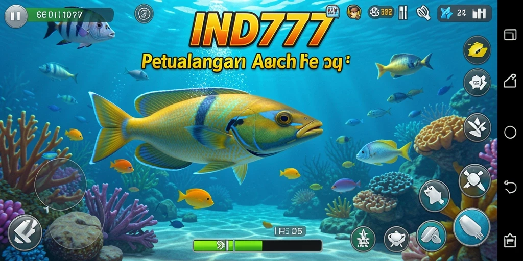 Tampilan gameplay menembak ikan seru di IND777.