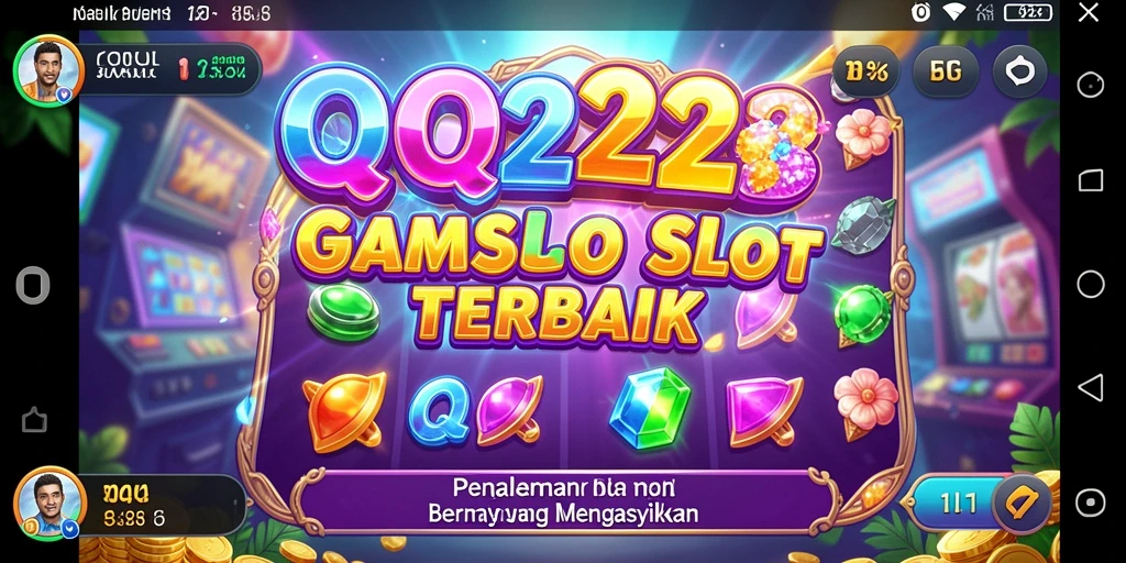 Screenshot utama QQ222 menampilkan gameplay Slot yang mengasyikkan.