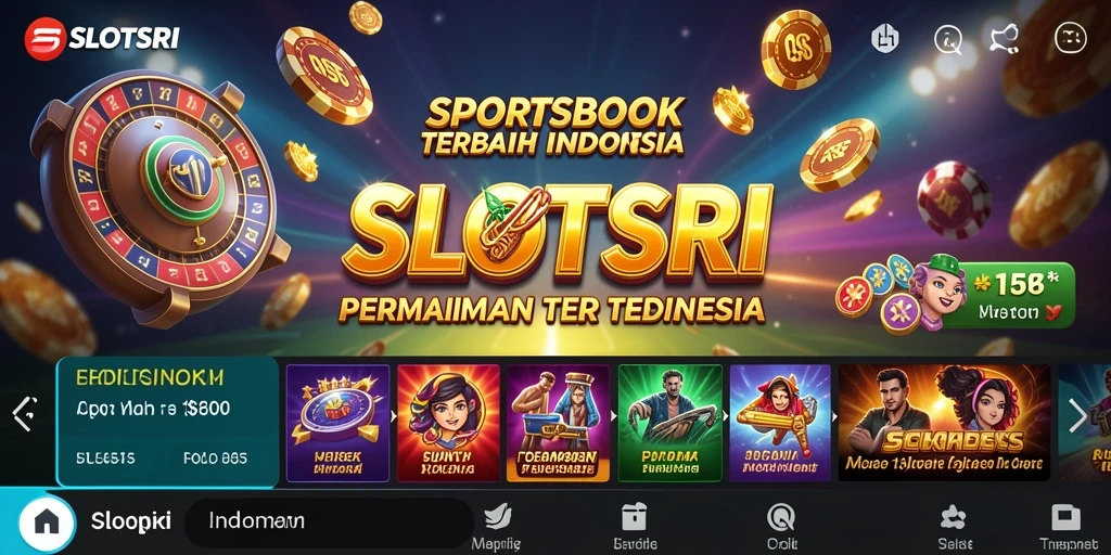 Tangkapan layar SLOTSRI menampilkan gameplay taruhan olahraga yang menarik.