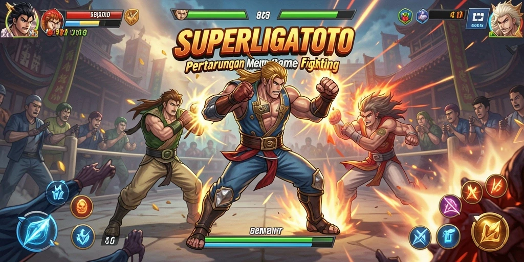 Gameplay seru dan pertarungan mendebarkan dalam SUPERLIGATOTO.