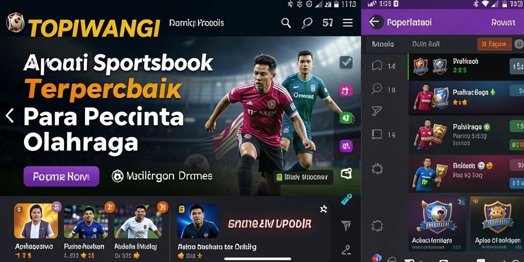 Gameplay menyenangkan dari aplikasi Sportsbook TOPIWANGI yang interaktif.