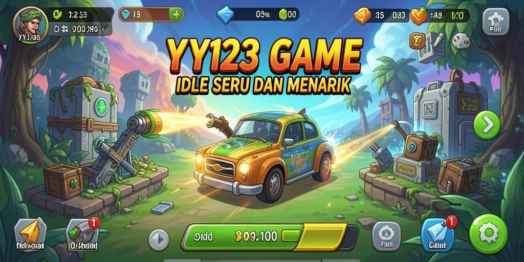 Tampilan gameplay YY123 yang menarik dan penuh warna.