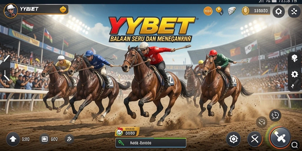 Tampilan mengesankan dari gameplay balapan di YYBET.