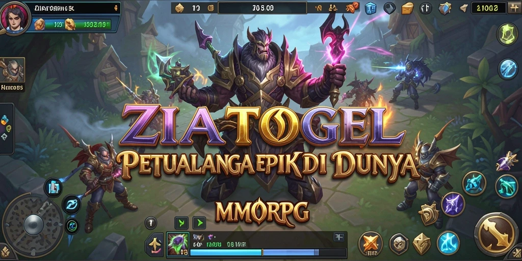 Tampilan gameplay ZIATOGEL yang menakjubkan dalam dunia MMORPG.